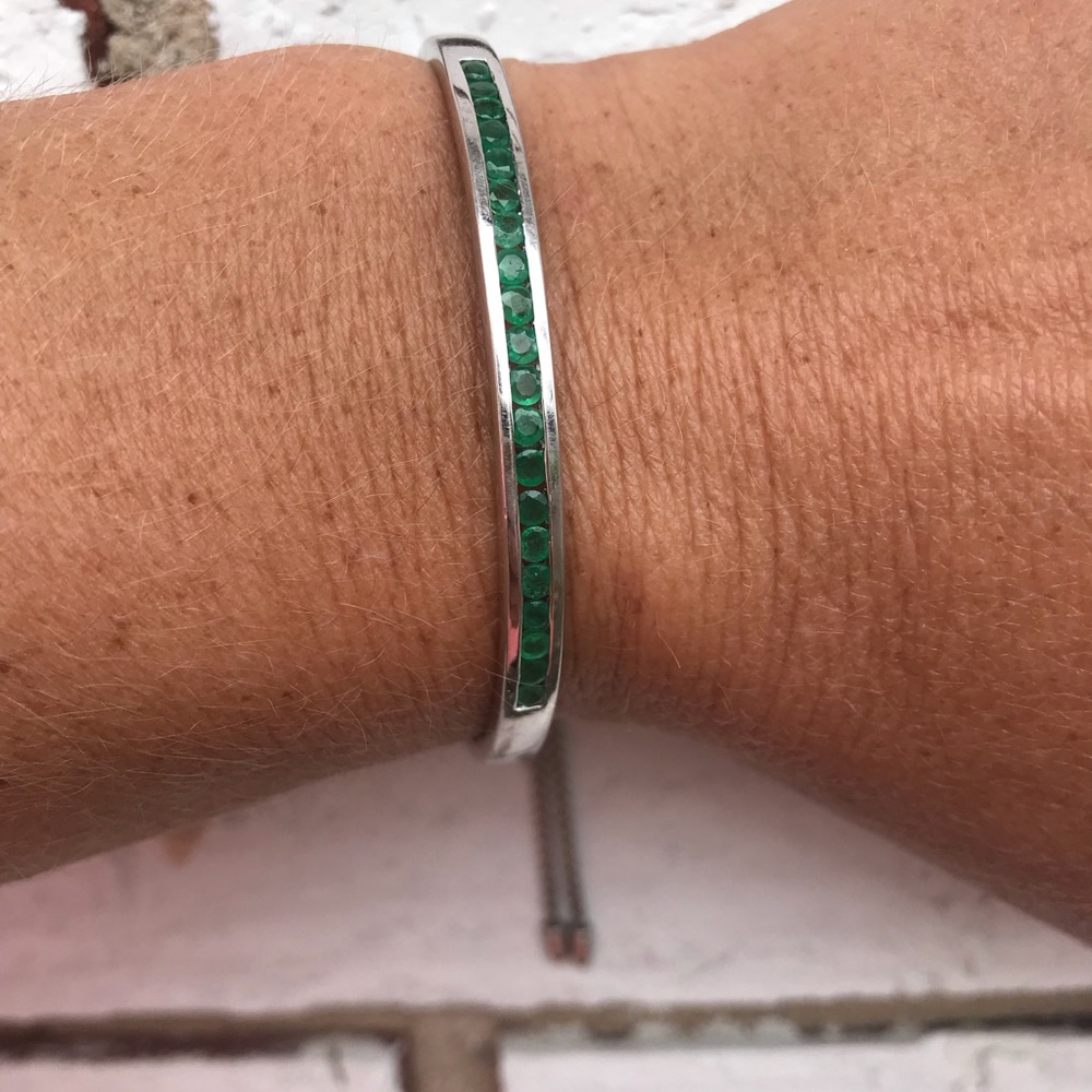 Natural Emerald bracelet